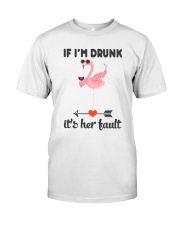 Wine If I'm Drunk Classic T-Shirt thumbnail