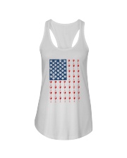 Dog Flag Mix Wine Ladies Flowy Tank thumbnail