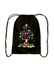 Wine Christmas Drawstring Bag thumbnail