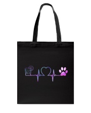 Vodka Dog Heartbeat Tote Bag thumbnail