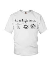 Yoga Coffee and Dogs Youth T-Shirt thumbnail