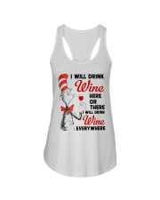 I Will Drink Wine Everywhere Ladies Flowy Tank thumbnail