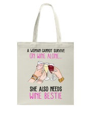 Wine Bestie Tote Bag thumbnail
