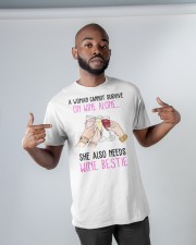 Wine Bestie Classic T-Shirt apparel-classic-tshirt-lifestyle-front-32