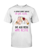 Wine Bestie Classic T-Shirt front