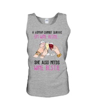 Wine Bestie Unisex Tank thumbnail
