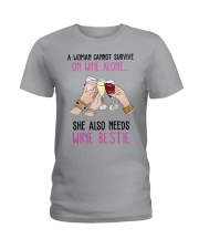 Wine Bestie Ladies T-Shirt thumbnail