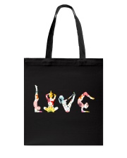 Yoga Love Flower Tote Bag thumbnail