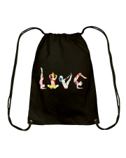 Yoga Love Flower Drawstring Bag thumbnail