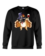 Wine And Dog Crewneck Sweatshirt thumbnail