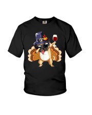 Wine And Dog Youth T-Shirt thumbnail