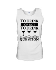 Wine - Stupid Question Unisex Tank thumbnail