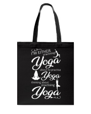 I'm Either Practising Yoga Tote Bag thumbnail
