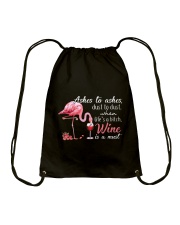 Wine is A Must Drawstring Bag thumbnail