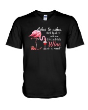 Wine is A Must V-Neck T-Shirt thumbnail