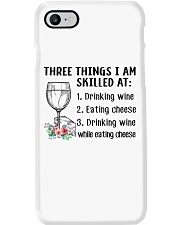 Wine Three Things Skilled Phone Case thumbnail