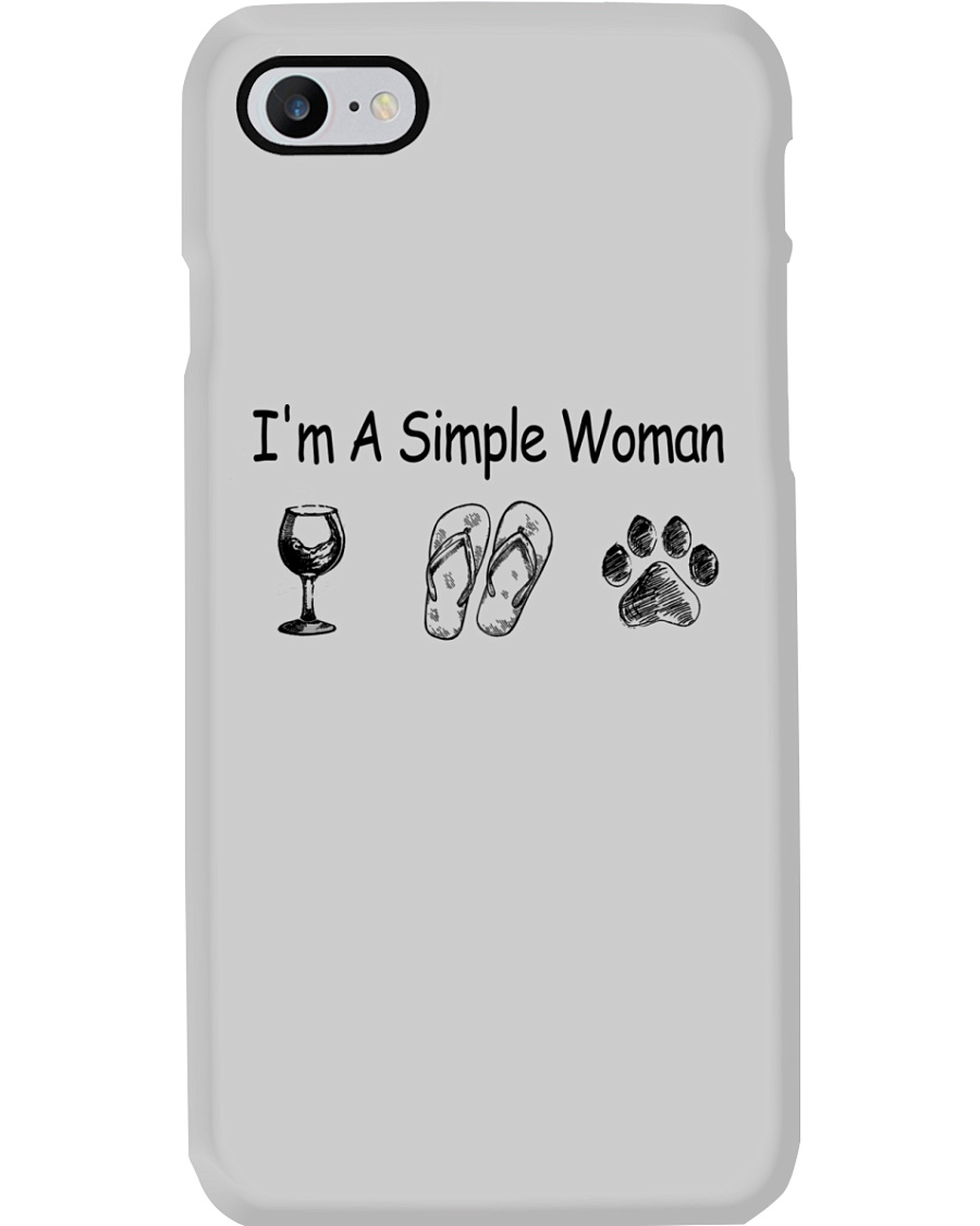 Dog and Wine Phone Case