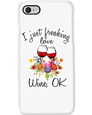 I Just Freaking Love Wine Phone Case thumbnail