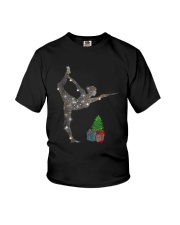 Yoga Christmas Youth T-Shirt thumbnail