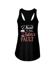 Wine If I'm Drunk Ladies Flowy Tank thumbnail