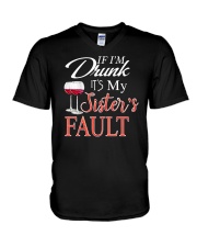 Wine If I'm Drunk V-Neck T-Shirt thumbnail