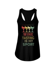 Wine Tasting Is My Sport Ladies Flowy Tank thumbnail