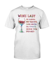 Wine Creature You'll Ever Meet Classic T-Shirt front