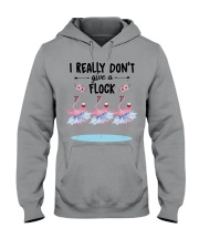 Wine I Really Don't Give A Flock Hooded Sweatshirt thumbnail