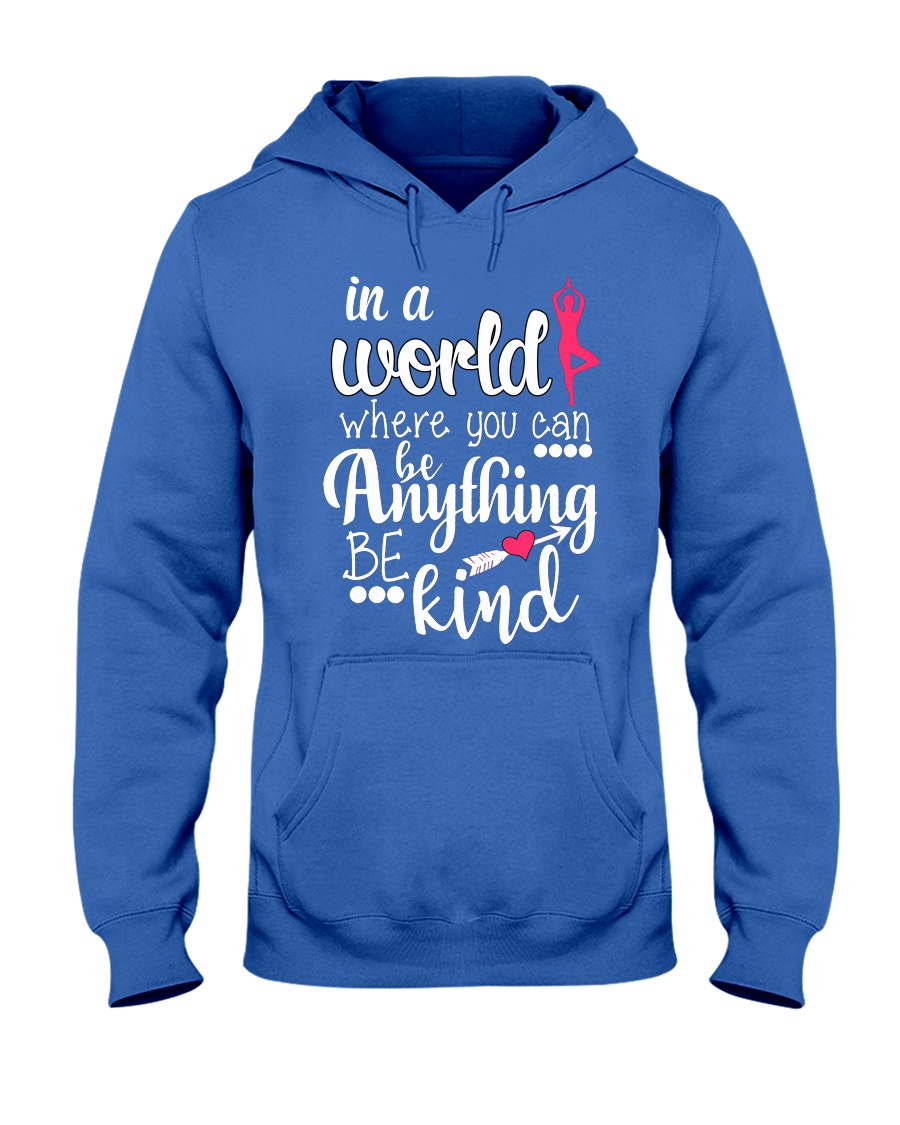 Yoga- In a world Hooded Sweatshirt