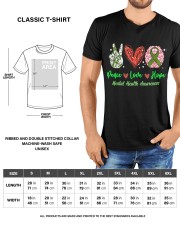 Peace Love Hope - Mental Awareness Classic T-Shirt custom-t-shirts-classic-lifestyle-front-198