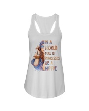 In A World Full Of Princesses Be A Hippie Ladies Flowy Tank tile