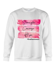 Strength - Courage - Hope -Breast Cancer Crewneck Sweatshirt tile