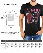 God Will Bring You Through It - Breast Cancer Classic T-Shirt custom-t-shirts-classic-lifestyle-front-198