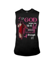 God Will Bring You Through It - Breast Cancer Sleeveless Tee tile