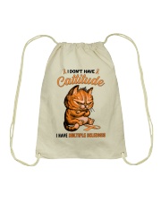 I Don't Have Cattitude - Multiple Sclerosis Drawstring Bag tile