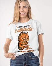 I Don't Have Cattitude - Multiple Sclerosis Classic T-Shirt apparel-classic-tshirt-lifestyle-front-100