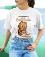I Don't Have Cattitude - Multiple Sclerosis Classic T-Shirt apparel-classic-tshirt-lifestyle-front-214