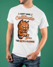 I Don't Have Cattitude - Multiple Sclerosis Classic T-Shirt apparel-classic-tshirt-lifestyle-front-88