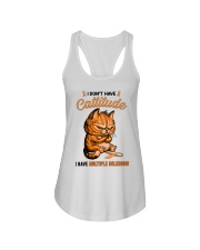 I Don't Have Cattitude - Multiple Sclerosis Ladies Flowy Tank tile