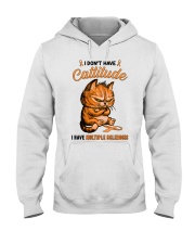 I Don't Have Cattitude - Multiple Sclerosis Hooded Sweatshirt tile