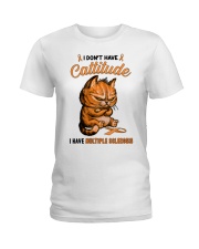 I Don't Have Cattitude - Multiple Sclerosis Ladies T-Shirt tile