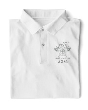 Too Many Idiots Not Enough Axes Classic Polo tile
