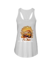 There Ain't No Rust On The Happiness Bus Ladies Flowy Tank tile