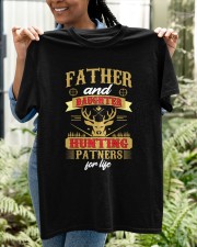 Father And Daughter Hunting Partners Classic T-Shirt apparel-classic-tshirt-lifestyle-front-130