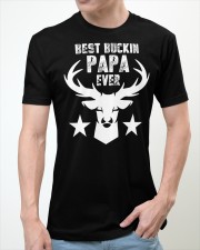 Best Buckin Papa ever Classic T-Shirt apparel-classic-tshirt-lifestyle-front-60