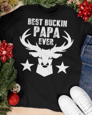 Best Buckin Papa ever Classic T-Shirt apparel-classic-tshirt-lifestyle-front-81