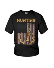 American flag Hunter T-Shirt Youth T-Shirt tile