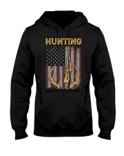 American flag Hunter T-Shirt Hooded Sweatshirt tile