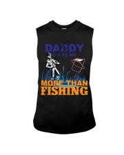 DADDY LOVES ME MORE THAN FISHING Sleeveless Tee tile