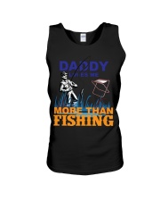 DADDY LOVES ME MORE THAN FISHING Unisex Tank tile